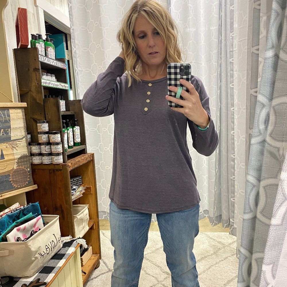 Simple long sleeve top